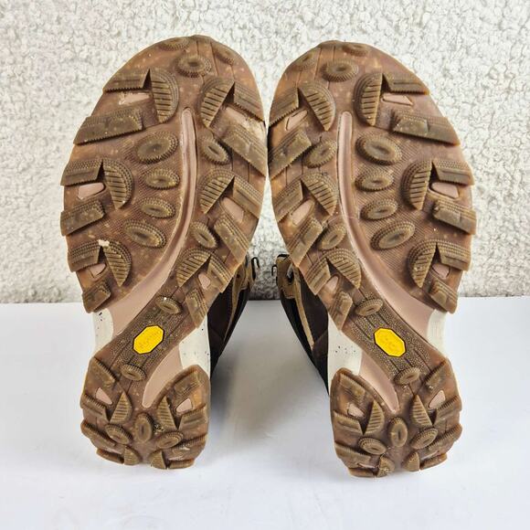 Merrell Speed Solo Mid Waterproof Hiking Boots Suede Leather Vibram Men's 12 - Picture 6 of 7
